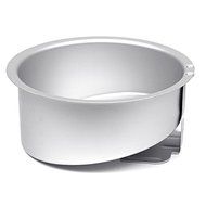 Petal Crafts Round Topsy Turvy Cake Pan, 6&quot;, Silver