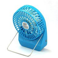 Innobay&reg; Mini Handy Portable Rechargeable Fan Operated by Built-in Lithium Battery, 7 blades, 4 Speeds of Air... N29