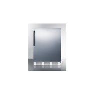 Summit VT65M7SSTBADA 3.5 cu. ft. ADA Compliant Medical All-Freezer With Stainless Steel Door -25 Capable No Internal...
