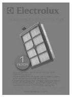 Electrolux EL013W Washable Replacement H13 HEPA Filter for Canister and Upright models 6985,6988,6989,5010. N2