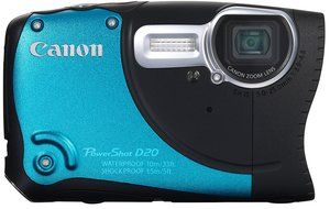 Canon Digital Camera PowerShot D20 5x Optical Zoom (Water proof) PSD20 - International Version