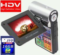 SVP T400-Silver 1280x720p True HD Camcorder with 2.4 LCD (SVP 16GB SDHC Memory Card Included)" N2