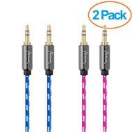 Aurum Cables Male to Male 3.5mm Universal Gold Plated Auxiliary Audio Stereo Cable for iPhone, iPad, iPod, Kindle... N8