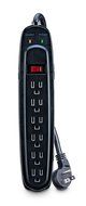 V7 SA0706B-8N6 Home/Office Surge Protector (7 Outlets, EMI-/RFI-Filter, Low profile wall plug, keyhole mounting... N10