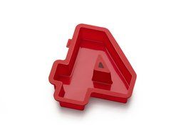 Lekue Number 2 Cake Mold, Red