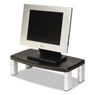 Mmm C-3M Extra-Wide Adjustable Monitor Stand Riser ,Adj Monitr ,Bk (Pack Of 3