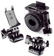 Veho VCC-A006-PHM Professional Handlebar and Helmet Mount for MUVI Atom and MUVI Atom NPNG (Black) N3