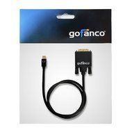 gofanco [5-pack] Gold Plated 6 Feet Mini DisplayPort to DVI Adapter Cable (Black) - Thunderbolt 2 Compatible for... N22