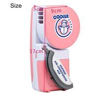 1 X Mini Handheld Air Conditioner Cooling Fan, Powered By Batteries or USB - For Sports, Hiking, Camping, Airplanes... N6