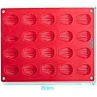 20-Cavity Mini Fancy Madeleine Shell Cake Pan Silicone Mold Cookies Baking Mould