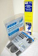 Window Air Conditioner Support Bracket Arm, Insulating Foam, and Window Air Conditioner Cover, 18" 3 Pc Bundle... N5