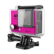 Sport Camera, TONSEE Waterproof H2R Super Slim Ultra HD 4K Video Sport Camera Remote Control, Hot Pink