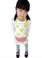 CRB Toddler Little Girls Boys Baking Bakware Cute Chef Baking Top Apron with Pocket (18 Months to 2T, Style #1)