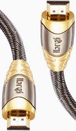 IBRA 22 Feet LUXURY GOLD High Speed Gold Plated HDMI v2.0/1.4a HDMI cable with Ethernet supports 3D, 4K, and Audio... N11