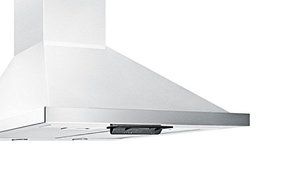 Summit SEH1530C 30" Chimney Style Wall-Mounted Range Hood With 530 CFM Blower Two Aluminum Cassette Filters Timer... N2