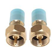 Ecoolbuy Propane Refill Adapter Lp Gas Cylinder Tank Coupler Heater Camping Hunt Propane One Pound Tank Refill... N3