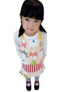 CRB Toddler Little Girls Boys Baking Bakware Cute Chef Baking Top Apron with Pocket (18 Months to 2T, Style #1) N4