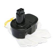 efluky 2Pack 3.0Ah 14.4V Power Tool Replacement Battery for Dewalt DC DW Series DC9091 DE9038 DE9091 DE9092 DE9094... N2