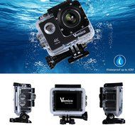 Vemico Action Camera 4K30FPS 16MP WIFI 2.0 Inch Screen Waterproof Sports Helmet Cam with Extra 1050 mAh Battery... N3