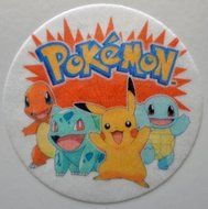 Pokemon Party Edible Wafer Cupcake / Cookie Toppers Licensed by Decopac ~ Pre Cut 2 1/2&quot; Round BUY TWO GET THIRD...