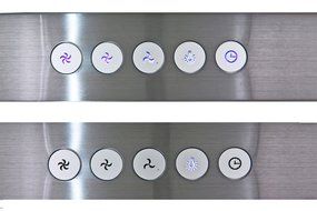 FIREBIRD New 30" European Style Wall Mount Stainless Steel Range Hood Vent Push Button Control