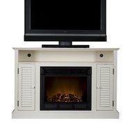 Antebellum Media Electric Fireplace - Antique White N10