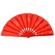 Chinese Kung Fu Tai Chi Fan Arts Dance/Practice Performance Bamboo Folding Fan (Dragon And Phoenix blue background) N10