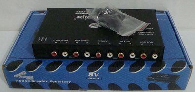 nippon Audiopipe Eq707x 7 Band Parametric Equalizer With Subwoofer Sub Output N2