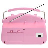 Konig Stylish Retro Table Radio - Pink N2