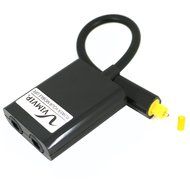 VIMVIP Toslink Digital Optical Fiber Optic Splitter 1 in 2 Out Audio Adapter Cable -Black N9