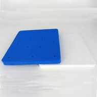 Garwarm 1pc 12-hole fondant cake mat square sponge foam pad DIY tool mold blue