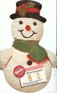 Wilton Merry Snowman Christmas Holiday Cake Pan (2105-803, 1989) Retired