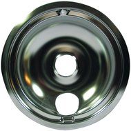 1 - GE(R)/Hotpoint(R) Chrome Drip Pan, Style B (8"), Single pack, Fits most newer (since 1990) GE(R), Hotpoint...