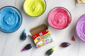 McCormick Food Colors &amp; Egg Dye, 4 Neon Colors, 0.25 fl oz