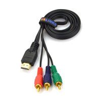 eBerry SPECIAL RECOMMENDED 3 FT / 1M HDMI Male to 3RCA Male Extension Cable Converter Adapter for HDTV DVD Satellite... N4