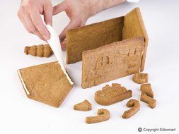 Silikomart HSH01 Silicone Let&#039;s Celebrate Bakeware Collection Cake Pan, Gingerbread N2
