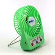 Innobay&reg; Mini Handy Portable Rechargeable Fan Operated by Built-in Lithium Battery, 7 blades, 4 Speeds of Air... N51