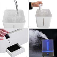 Homdox 4L Ultrasonic Cool Mist Humidifier, Aroma Essential Oil Diffuser Zero Noise, Built-in Water Purifier, Waterless... N3
