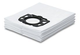 Karcher 8.924-221.0 WD Fleece Filter Bags Replacement for WD4, WD5, WD5/P Wet &amp; Dry Vacuums