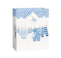 Blue Stork Boy Baby Shower Cupcake Kit for 24 N3