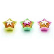 Kitchen Craft Sweetly Does It Silicone Star Shaped Cake Cases, Pack of 12