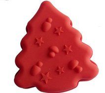 Christmas Tree Silicone Cake Mold With Mushrooms Embellishment Mould Cake Stencil Kitchen Baking Tools