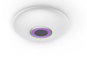 LED Ceiling Lamp with 25W Bluetooth Speaker, Color Change, APP Remote Control,Flush Mount Lighting for Bedroom