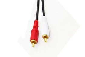 C&amp;E 2 Pack 3.5mm Stereo Male to Dual RCA Male (Right and Left) Audio Cable, 6 Foot CNE455810 N3
