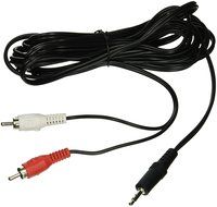 C&amp;E 2 Pack 3.5mm Stereo Male to Dual RCA Male (Right and Left) Audio Cable, 6 Foot CNE455810 N4