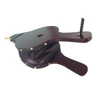 JOYOOO Traditional Fireplace Bellows Fan Wood Vintage Antique Dark Brown Fire Lighter Blower (48cm) N4