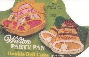 Wilton Cake Pan: Double Bell/Anniversary/Bridal Shower (502-1220, 1979)