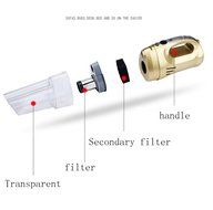 Iuhan Fashion Compact Car Vacuum Cleaner Super Cyclone Powerful Easy Use Versatile 12V 120W (applicable only for... N4