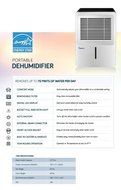 Impecca IDM52-SP 50 pint Portable Dehumidifier with Pump N22