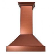36" 1200 CFM Wall Mounted Range Hood Finish: Copper